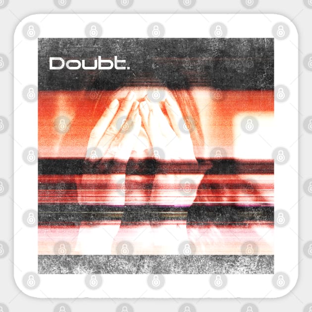 Doubt Sticker by Fuzzylots